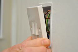 easing light switch back to position
