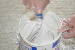 Mixing the jointing compound